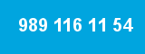 989 116 11 54 989 116 11 54